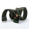 1 Pcs Cotton Canvas Buckle Belt Brand New Graffiti Camouflage Men Boys Unisex Solid Color Webbing