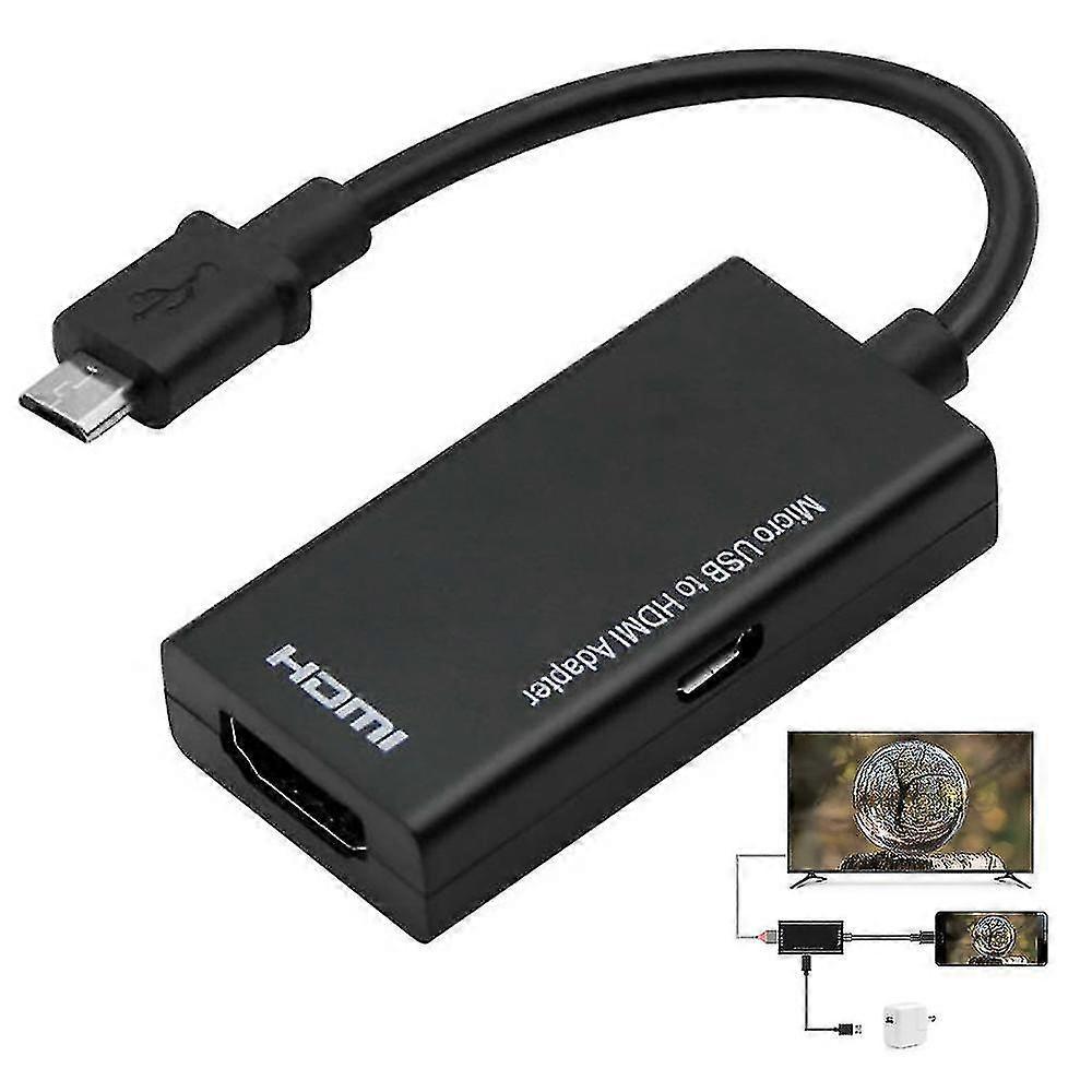 Micro Usb To Hdmi Adapter Converter Cable Conversion Cable For Hd Tv Android Phone