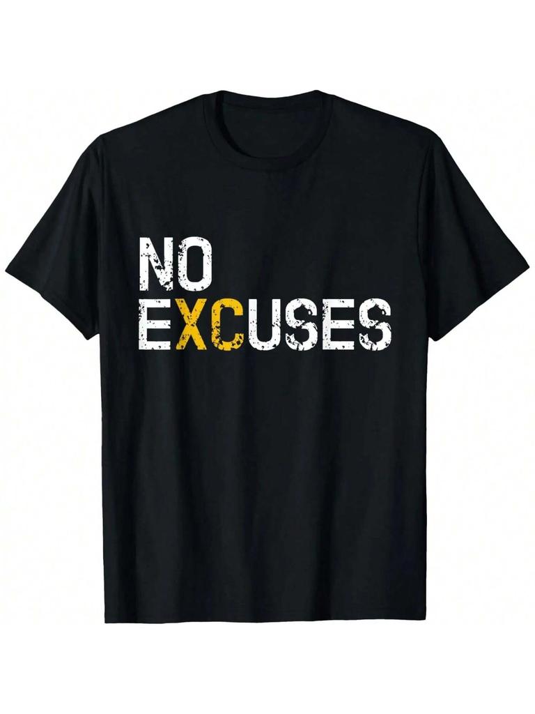 Cross Country No Excuses T-Shirt Running Runner Gift T-Shirt