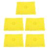 5Pcs Foot Massage Mat TPE Acupressure Walking Toe Plate Massage Pad for Home Outdoor Game Yellow