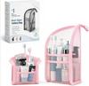 1/2/3pcs EVA Mesh Cosmetic Bag Travel Stand Storage Makeup Bag Organizer Female Make Up Pouch Portable Toiletry Beauty Case
