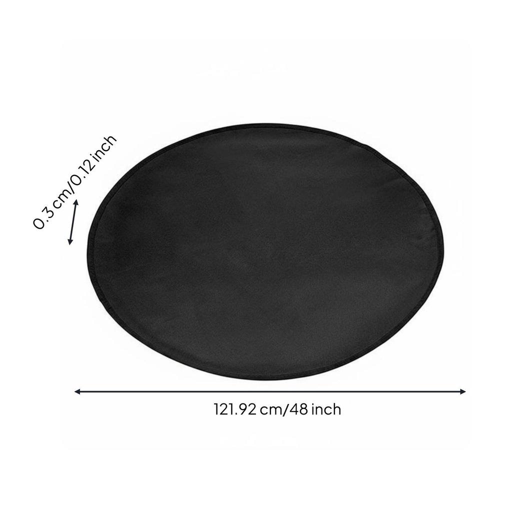 Fireproof Grill Mat Waterproof Heat Resistant Fire Fireplace