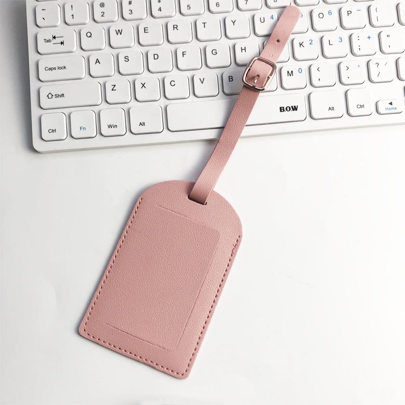 Creative Multi-Color Airplane Boarding Pass Luggage Tag - PU Leather