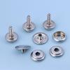 30/32Pcs Silver Metal Snap Fastener Screws Nails Set For Tent Boat Yacht Marine Canvas Cover Craft Bags Wallet Fasteners Parts