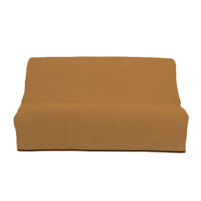 Housse clic-clac en coton PANAMA jaune