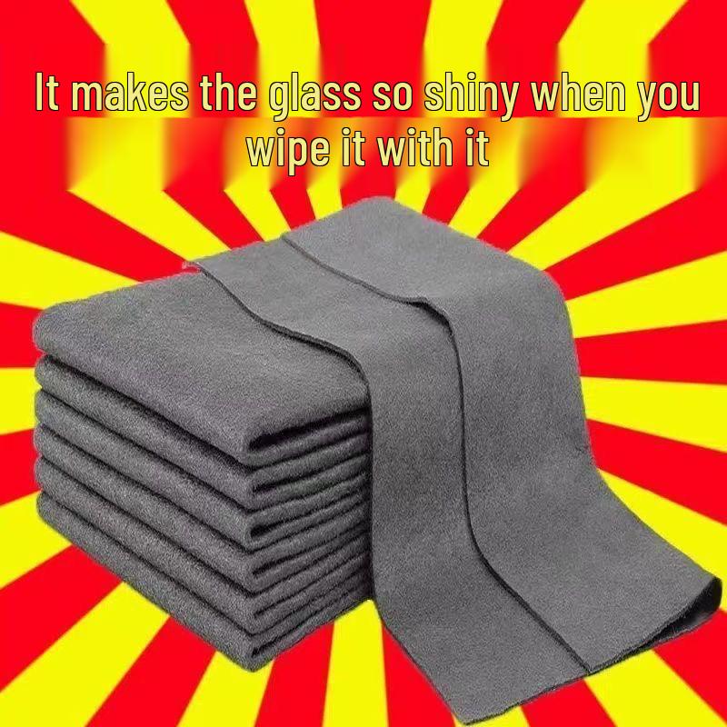 Magic Cloth for Glass & Mirrors: Lint-Free, Streak-Free, Thickened, Enlarged, South Korean Made, Ideal for Car Wash.