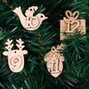Digital Small Wooden Card Carvings Pendant Suitable for Decorating Living Room