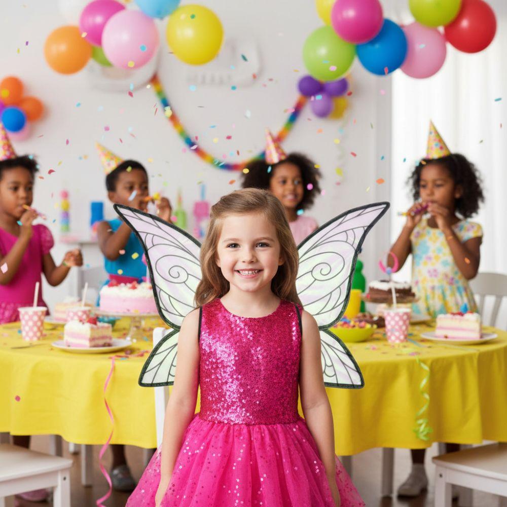Sparkly Gradient Fairy Butterfly Wings Organza Elf Wings Butterfly Princess Wings  Children's Day