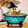 LED Ghost Bubble Bath Lamp Battery Powered Cute Ghost Lamp Multi-Purpose Ghost-Themed Mood Light for Home Bathroom Decor
