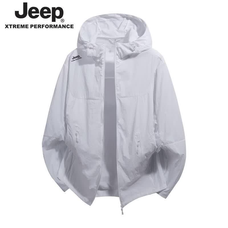 Jeep Men's Lightweight Quick-Dry Sun Protection Hoodie