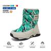Kids Winter Snow Boots Boys Girls Warm Fleece-Lined Waterproof Rubber Sole Mid-Calf In Solid Colors