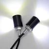 2PCS Universal Motorcycle LED Mini License Plate Light Eagle Eye Shape Turn Signal Indicator Tail Rear Light Brake Fog Lamp Bulb