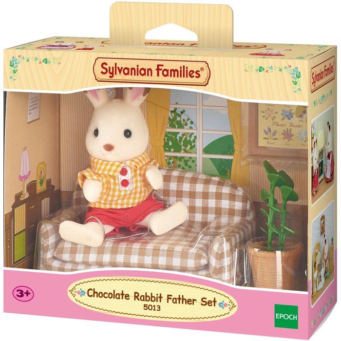 Le papa Lapin Chocolat et salon - Sylvanian Families - 5013
