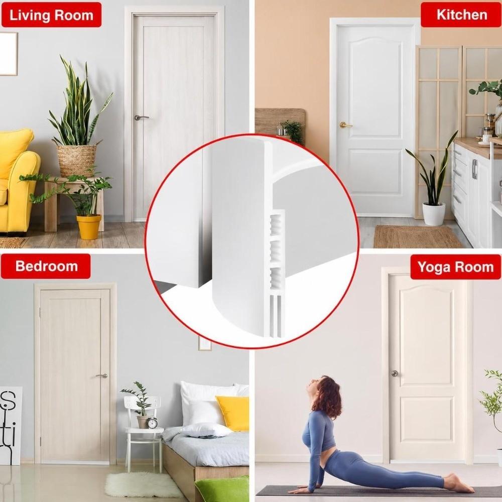 Soundproof Draught Excluder Self-adhesive Weather Stripping Door Draft Stopper  Bedroom