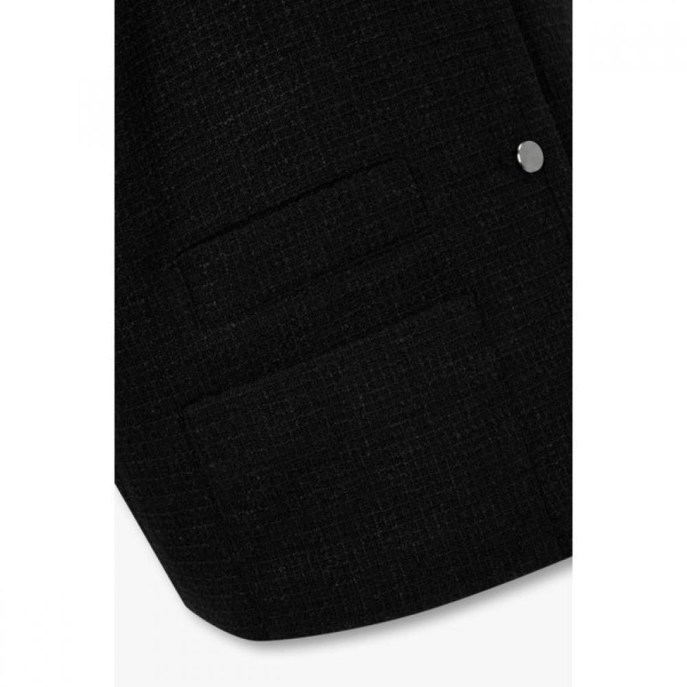 Studio Tomboy Tweed Short Sleeve Jacket 9175212982