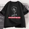Letní Radiohead The Bends Tričko Volné Ležérní Hip-hop Muži Žena Tričko Top Streetové Oblečení Harajuku Kreslené Písmeno Pár Tričko...