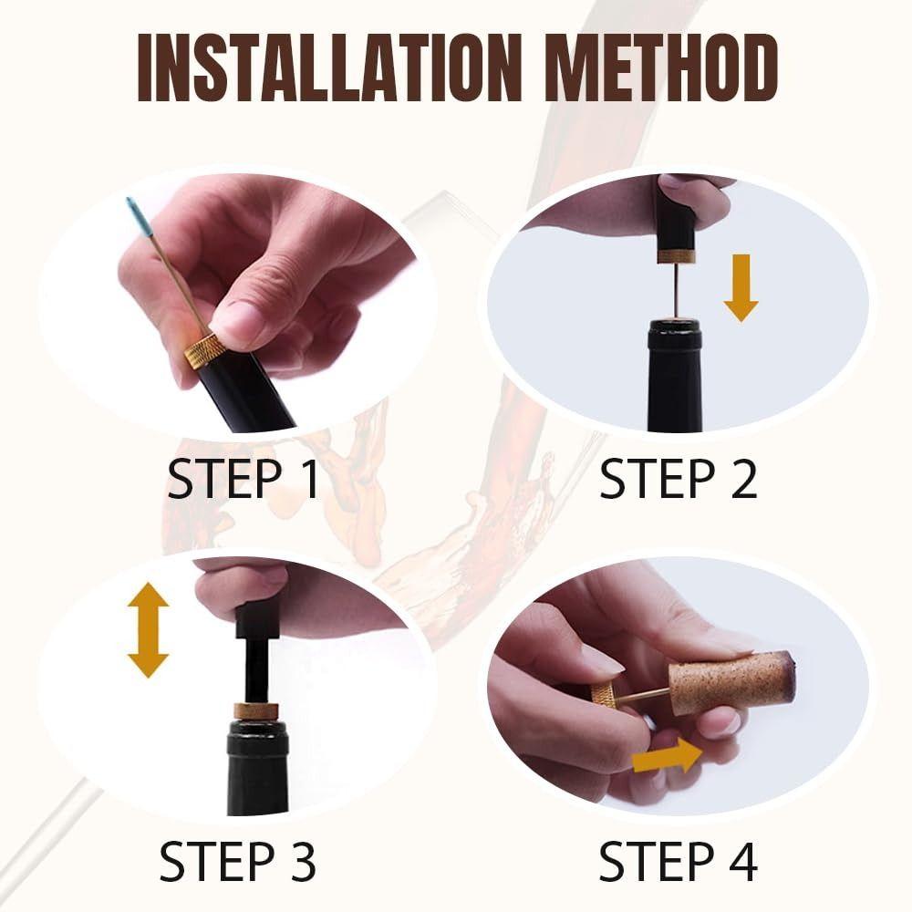 Needle Type Cork Remover Corkscrew With Foil Cutter Wine Corkscrew  for Restaurant