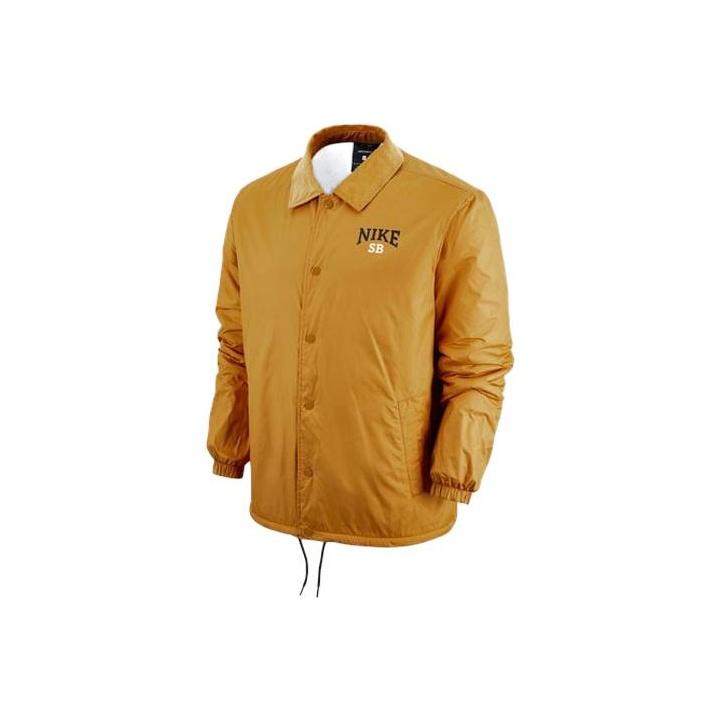 Nike Men's Yellow Sb Casual Skateboarding Collared Jacket Jackets Dm0871-712 Cm