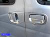 BRIGHTZ Satin Silver Door Handle Covers for Pixis Van with and 331 S321M/S331M [DHC-SARA-137] (Compatible S321, S331, 321, models)