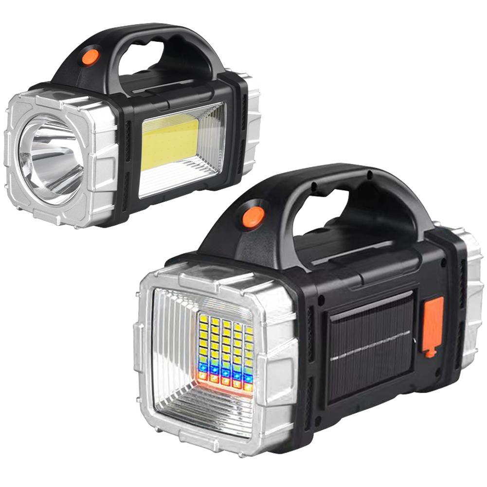 LED Camping Torch High Power Rechargeable Led Flashlights Lightweight Portable Hand Lantern 8 Lighting Mode for Outdoor Lighting