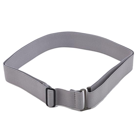 Women's Elastic Invisible Belt No Show Stretch Belt with Flat Buckle Adjustable Comfort Waistband for Jeans Trousers Casual Pants