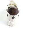 Great LOUIS VUITTON Sneakers timeout line Monogram star Leather White Canvas Used