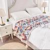 Chunky Knit Boho Throw Blankets Soft Tassel Plush Blankets Vintage Knitted Throw Blanket  Autumn