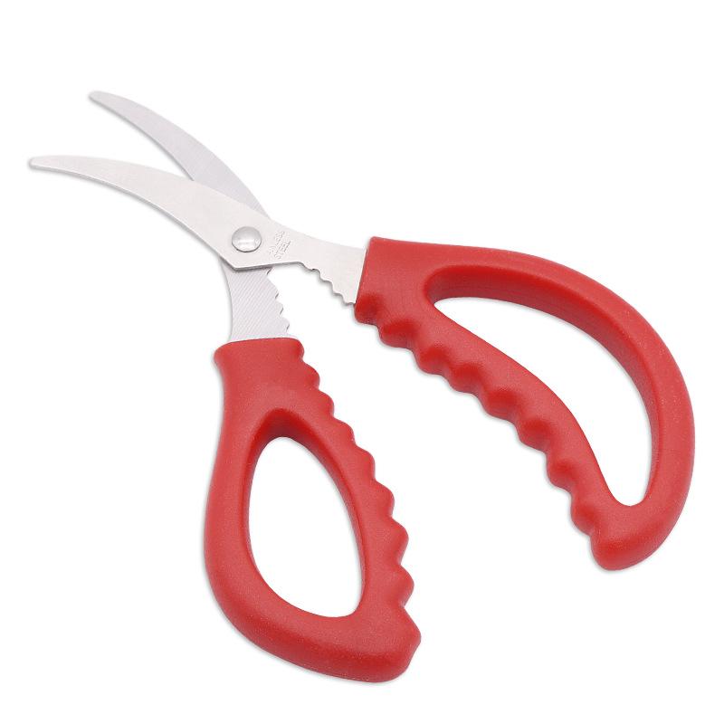 Multi-functional Stainless Steel Seafood and Shrimp Peeling Scissors
