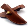 Fixed Blade Knife Straight Holder Cowhide Scabbard  Knife Cover Leather Sheath Case Hunting Knife Holsters Belt Buckle