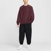 Nike Solo Swoosh Men's Fleece Crewneck Sweatshirt Burgundy HV1087-652
