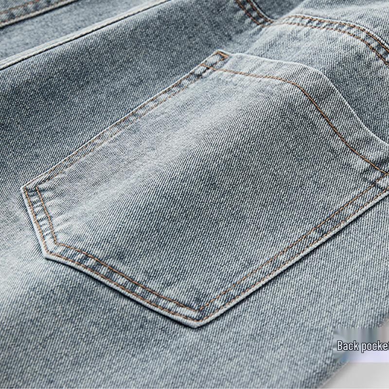 PLAYBOY Men's Summer Loose Straight-Leg Jeans