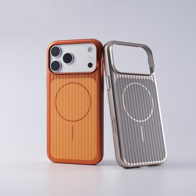 Luxury Matte Slim Suitcase Hard PC Magnetic Phone Cases for IPhone 17 16 15 Pro Max Wireless Charging Shockproof Protector Cover