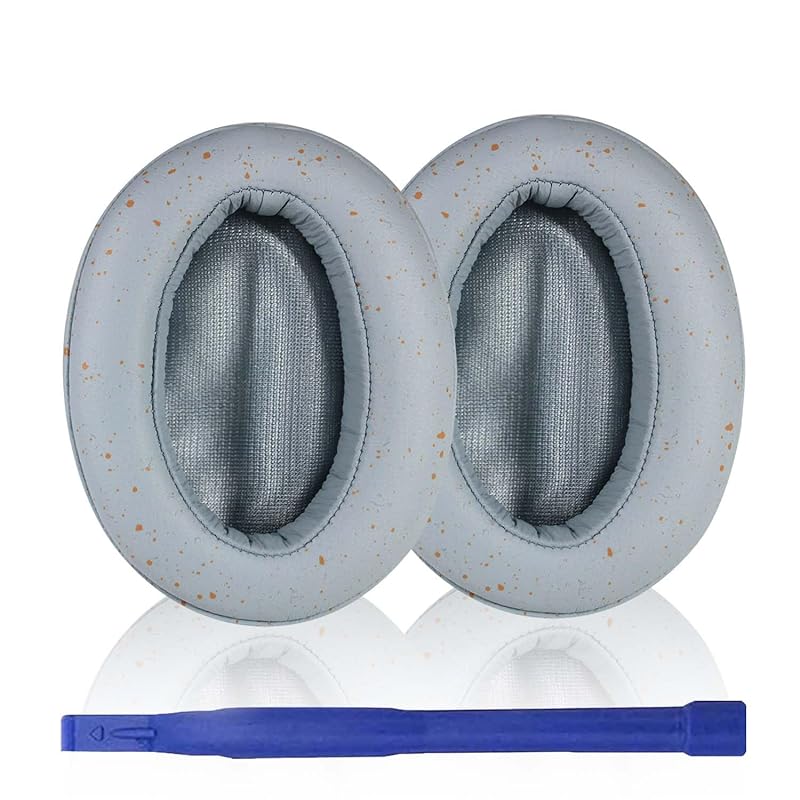 

Adhiper WH-H910N ear pads replacement pad for Sony WH-H910N Headphones, protein leather ear pads, memory foam pads (crystal blue)