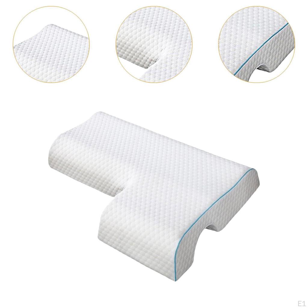 Couples Pillow Hug The Arched of Light Sleep with Memory Foam for Hole