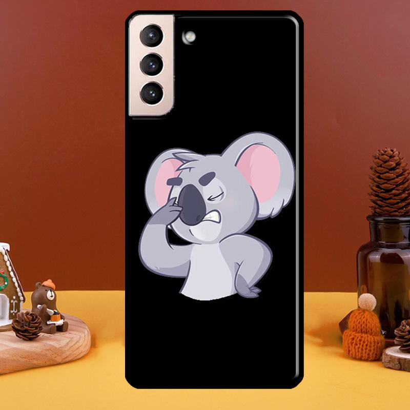 Cute cartoon watercolor animal koala Phone Case For Samsung Galaxy S21 S22 Ultra Note 20 S8 S9 S10 Note 10 Plus S20 FE Fundas