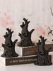 Halloween Led Glow Ghost Tree Light Home Decoration Candle Lamp Halloween Party Supplies Haunted House Horror Props Kids Gifts