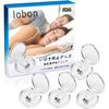 Anti-Snoring Device, Snoring Nose Clip, Magnetic Nasal Breathing Clip, Sleep Aid (Set of 4), Washable, Includes Case, L11