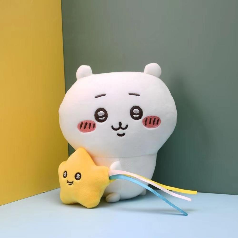 Cute Japanese Kawaii Chiikawa Usaki Selfdeprecat Bear Pendant Plush Toy Doll Cute Bear Schoolbag Hanging Cartoon Rabbit Keychain Gift