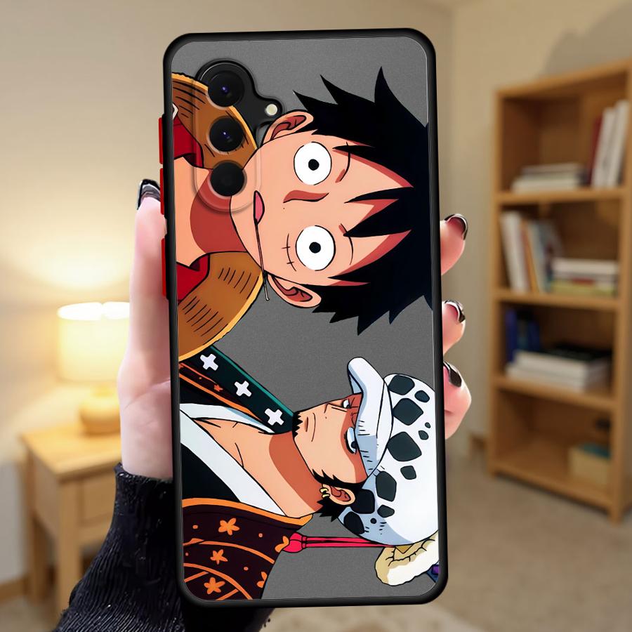 One Piece Anime Luffy Case for Samsung Galaxy A14 A23 A56 A55 A16 A15 A53 A52S A72 A34 A36 A35 A73 A33 A54 A17 A52 Phone Cover