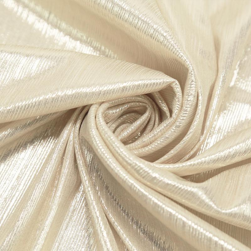 Sparkling Elastic Fabric for Dance Wear Costumes Dress Gilded Soft Stretch Fabric Background Decoration Clothing DIY Material