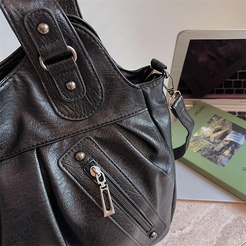 Vintage Women's Large Capacity Shoulder Bag Women's Portable Tote Bag