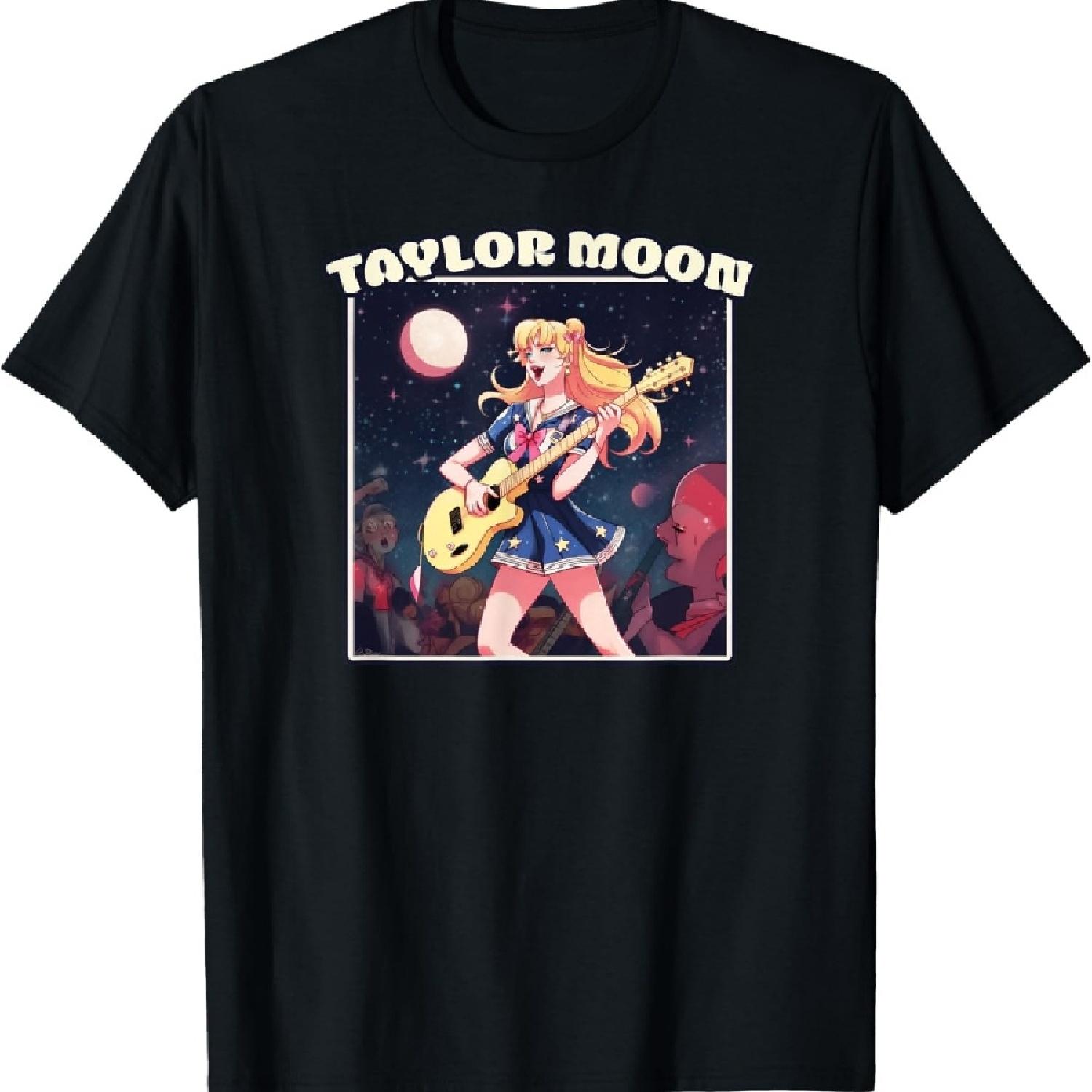 

Awesome Taylor Moon Parody Rockstar Anime T-Shirt XXXXXL