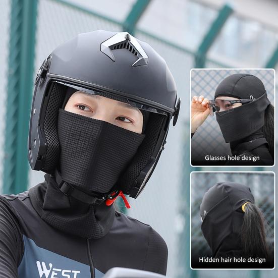 

Зимний теплый головной убор ветрозащитный мягкий дышащий высокая эластичность теплая велосипедная лыжная шапка с полным покрытием шарф мотоциклетный велосипедный шлем подшлемник Балаклава