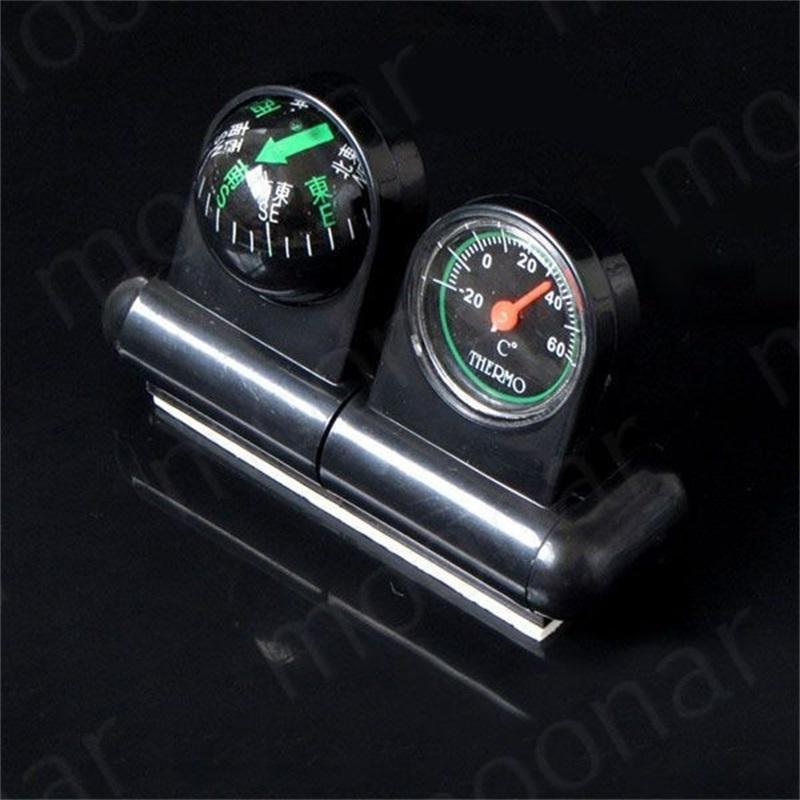 2 in 1 Guide Ball Auto Kompass Thermometer Auto Ornamente Richtung ArmatureJ^m^ 2 in 1 Guide Ball Auto Kompass Thermometer Auto Ornamente Richtung ArmatureJ^m^