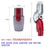 High Adapter and Bottom Adapter for Dyson V7 V8 V10 V11 V15 Quick Release Up Top Tool Steering Elbow Vacuum Cleaner Accessorie
