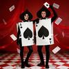 Lustige Cosplay-Kostüme, das gleiche Alice im Wunderland Pik-Poker-Kostümparty für Männer und Frauen