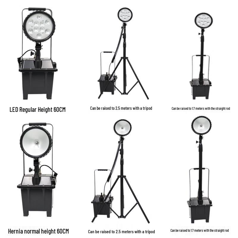 HEIXIE Portable LED Work & Emergency Light with Tripod