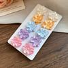 5 Pairs Acrylic Acrylic Flower Stud Earrings Floral Korean Style Earrings  Spring Summer