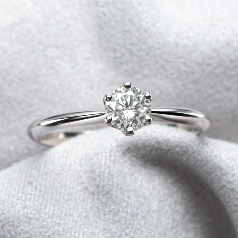 Anziw 2CT 3CT Moissanite Ring 1CT 0.5CT Wedding Engagement Ring 925 Silver for Women Solitaire Diamond Finger Jewelry