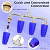 Rotating Sprinkler Water Turbines Nozzle Featuring 4Heads Corrosion Resistant Fittings Ideal for Highly pressure Outdoor Use